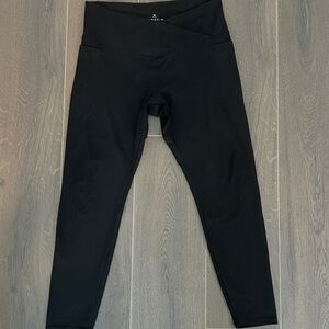 Athletic girls ' Black High-Waist Leggings